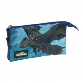 Safta 812546744 Como Entrenar A Tu Dragon Triple pencil case - Multicolor канцеларски,принадлежности,safta,812546744,como,entrenar,a,tu,dragon,triple,pencil,case,multicolor