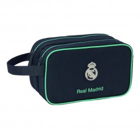 Safta 812557518 Real Madrid 2nd Kit 25/26 Two Zippers pencil case - Multicolor канцеларски,принадлежности,safta,812557518,real,madrid,2nd,kit,25,26,two,zippers,pencil,case,multicolor