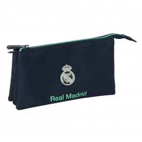 Safta 812557744 Real Madrid 2nd Kit 25/26 Triple pencil case - Multicolor канцеларски,принадлежности,safta,812557744,real,madrid,2nd,kit,25,26,triple,pencil,case,multicolor