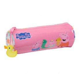Safta 812572026 Peppa Pig Baby Pig Round pencil case - Multicolor канцеларски,принадлежности,safta,812572026,peppa,pig,baby,pig,round,pencil,case,multicolor