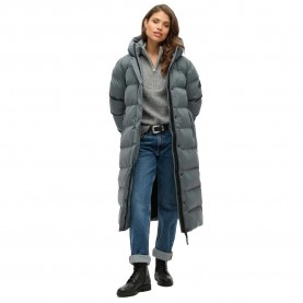 Яке Superdry Microfibre Longline puffer jacket - Grey (Ebony) яке,дамски,якета,и,палта,superdry,microfibre,longline,puffer,jacket,grey,(ebony)