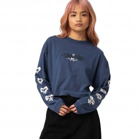 Тениска Santa cruz Evolve strip long sleeve T-shirt - Blue (Heritage Blue Wash) тениска,мъжки,тениски,дамски,тениски,santa,cruz,evolve,strip,long,sleeve,t,shirt,blue,(heritage,blue,wash)