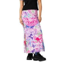 Пола Santa cruz Strip digi mesh skirt - Multicolor (Critter) пола,дамски,поли,и,рокли,santa,cruz,strip,digi,mesh,skirt,multicolor,(critter)