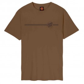 Тениска Santa cruz Tonal opus dot stripe short sleeve T-shirt - Brown (Chestnut) тениска,мъжки,тениски,santa,cruz,tonal,opus,dot,stripe,short,sleeve,t,shirt,brown,(chestnut)