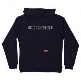Суичър Independent Bar logo reflective pullover hoodie - Black (Navy W / Reflective) суичър,детски,блузи,independent,bar,logo,reflective,pullover,hoodie,black,(navy,w,reflective)