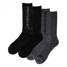 чорапи,мъжки,чорапи,independent,baseline,crew,socks,2,pairs,black,grey,(black,charcoal)