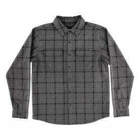 Риза с дълъг ръкав Independent Belmont flannel long sleeve shirt - Grey (Black / Grey) риза,с,дълъг,ръкав,дамски,ризи,мъжки,ризи,independent,belmont,flannel,long,sleeve,shirt,grey,(black,grey)