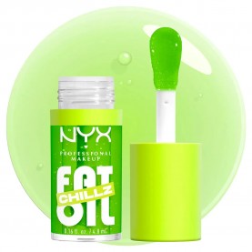 Nyx professional makeup Fat Oil Chillz Kiwi Freezie 4.8ml Lip Gloss - Green специфични,козметични,продукти,nyx,professional,makeup,fat,oil,chillz,kiwi,freezie,4.8ml,lip,gloss,green