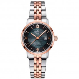 часовник,часовници,certina,c035007221270,automatic,10,atm,29,mm,woman,watch,golden,(grey,grey,black)