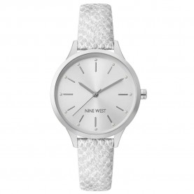 Часовник Nine west NW-2559SVSI Quartz 34 mm woman watch - Silver (Grey / Grey / Grey) часовник,часовници,nine,west,nw,2559svsi,quartz,34,mm,woman,watch,silver,(grey,grey,grey)