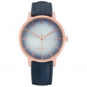 Часовник Nine west NW-2572RGNV Quartz 36 mm woman watch - Blue (Pink / Blue / Multicolor) часовник,часовници,nine,west,nw,2572rgnv,quartz,36,mm,woman,watch,blue,(pink,blue,multicolor)