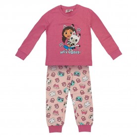 Пижама Universal studios Gabby´s Dollhouse long sleeve pyjama - Pink (Pink) пижама,детски,пижами,universal,studios,gabby´s,dollhouse,long,sleeve,pyjama,pink,(pink)