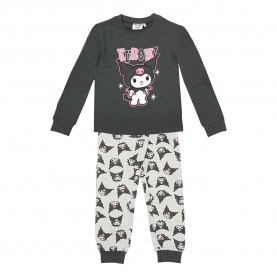 пижама,детски,пижами,hello,kitty,hello,kitty,long,sleeve,pyjama,grey,(gray)