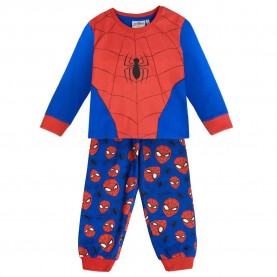 Пижама Spiderman Spiderman long sleeve pyjama - Blue (Red) пижама,детски,пижами,spiderman,spiderman,long,sleeve,pyjama,blue,(red)