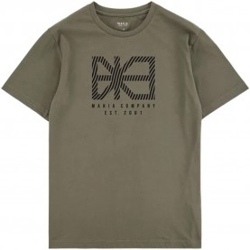 Тениска Makia Flag short sleeve T-shirt - Green (Dusty Olive) тениска,мъжки,тениски,makia,flag,short,sleeve,t,shirt,green,(dusty,olive)