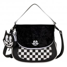 чанта,за,през,рамо,всички,чанти,loungefly,universal,felix,the,cat,denim,shoulder,bag,black,(blue,black)