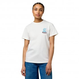 Тениска Wrangler 112370769 short sleeve T-shirt - White (Worn White) тениска,мъжки,тениски,дамски,тениски,wrangler,112370769,short,sleeve,t,shirt,white,(worn,white)