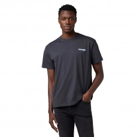 Тениска Wrangler Vintage short sleeve T-shirt - Faded Black тениска,мъжки,тениски,wrangler,vintage,short,sleeve,t,shirt,faded,black