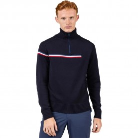 Блуза Rossignol Odysseus Merino half zip sweater - Blue (Dark Navy) блуза,мъжки,пуловери,rossignol,odysseus,merino,half,zip,sweater,blue,(dark,navy)
