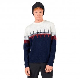 Блуза Rossignol Patterned CN sweater - Blue (Dark Navy) блуза,мъжки,пуловери,rossignol,patterned,cn,sweater,blue,(dark,navy)