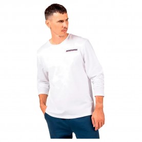 Тениска Rossignol RLOMY06 long sleeve T-shirt - White (White) тениска,мъжки,тениски,rossignol,rlomy06,long,sleeve,t,shirt,white,(white)