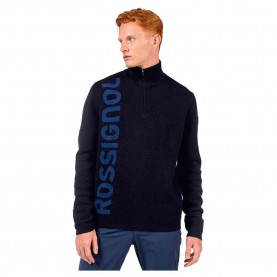 Блуза Rossignol Signature half zip sweater - Blue (Dark Navy) блуза,мъжки,пуловери,rossignol,signature,half,zip,sweater,blue,(dark,navy)