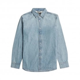 Риза с дълъг ръкав G-Star Clean long sleeve shirt - Blue (Sun Faded Pacific Blue) риза,с,дълъг,ръкав,мъжки,ризи,g,star,clean,long,sleeve,shirt,blue,(sun,faded,pacific,blue)