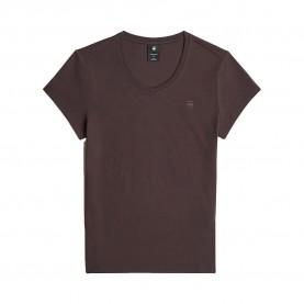 тениска,дамски,тениски,g,star,eyben,2.0,short,sleeve,v,neck,t,shirt,brown,(chocolate,plum)