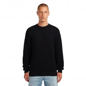 Блуза G-Star Honey Comb sweater - Black (Dk Black) блуза,мъжки,пуловери,g,star,honey,comb,sweater,black,(dk,black)