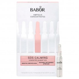 Babor SOS Calming Ampoules 14ml facial treatment 7 units - Clear специфични,козметични,продукти,babor,sos,calming,ampoules,14ml,facial,treatment,7,units,clear