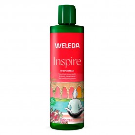 хигиена,тяло,weleda,inspire,creamy,pomegranate,400ml,shower,gel