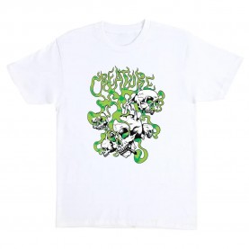 Тениска Creature Tee head high short sleeve T-shirt - White тениска,мъжки,тениски,дамски,тениски,creature,tee,head,high,short,sleeve,t,shirt,white