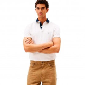 мъжки,блузи,с,яка,tommy,hilfiger,mw0mw41605,short,sleeve,polo,white,(ecru)