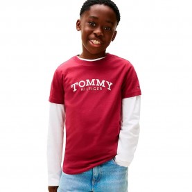 тениска,детски,тениски,tommy,hilfiger,monotype,print,graphic,short,sleeve,t,shirt,red,(rich,cherry)