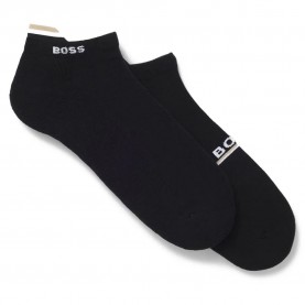 чорапи,мъжки,чорапи,дамски,чорапи,boss,iconic,loop,10276556,short,socks,2,pairs,black,(black)