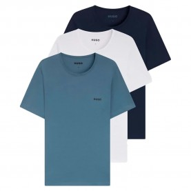 мъжко,бельо,hugo,50532811,short,sleeve,base,layer,3,units,white,blue,(open,miscellaneous,971)
