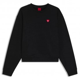 блуза,дамски,блузи,hugo,deroxina,7,10258300,sweatshirt,black,(black)