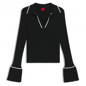 блуза,мъжки,пуловери,дамски,пуловери,hugo,samur,10276318,sweater,black,(black)