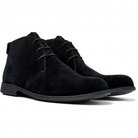 Camper 1913 booties - Black (Black Suede) дамски,боти,дамски,високи,обувки,за,ходене,camper,1913,booties,black,(black,suede)