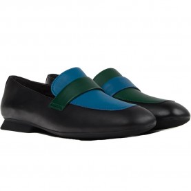 Camper Casi Myra Twins loafers - Black (Black / Blue) дамски,обувки,camper,casi,myra,twins,loafers,black,(black,blue)