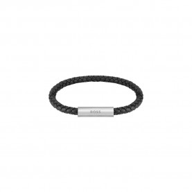 бижутерия,boss,1580152,bracelet,black,silver