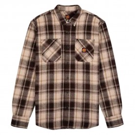 Карирана риза Santa cruz Apex long sleeve shirt - Brown (Brown Check) карирана,риза,дамски,ризи,мъжки,ризи,santa,cruz,apex,long,sleeve,shirt,brown,(brown,check)