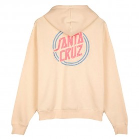 Суичър Santa cruz Check alt dot center hoodie - Beige (Chalk) суичър,дамски,блузи,santa,cruz,check,alt,dot,center,hoodie,beige,(chalk)