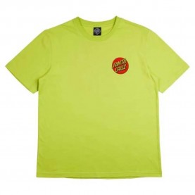 Тениска Santa cruz Classic dot short sleeve T-shirt - Green / Yellow (Green Glow) тениска,мъжки,тениски,дамски,тениски,santa,cruz,classic,dot,short,sleeve,t,shirt,green,yellow,(green,glow)