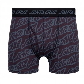 Боксерки Santa cruz Creep repeat boxers - Grey (Blackcurrant) боксерки,мъжко,бельо,santa,cruz,creep,repeat,boxers,grey,(blackcurrant)