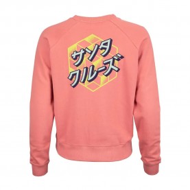 блуза,дамски,блузи,santa,cruz,crew,japanese,optical,dot,sweatshirt,pink,amethyst