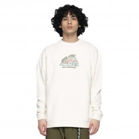 Блуза Santa cruz Crew retreat sweatshirt - White (Unbleached Cotton) блуза,мъжки,пуловери,santa,cruz,crew,retreat,sweatshirt,white,(unbleached,cotton)