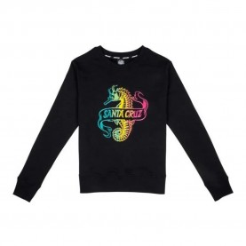 блуза,дамски,блузи,santa,cruz,crew,seahorse,sweatshirt,black,(black)