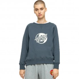 блуза,дамски,блузи,santa,cruz,crew,yin,yang,dot,front,sweatshirt,grey,(pewter)
