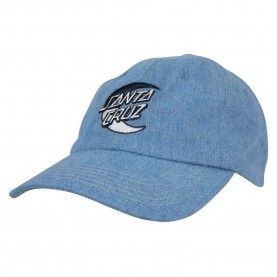шапка,всички,шапки,santa,cruz,dark,moon,dot,cap,blue,(light,blue,denim)